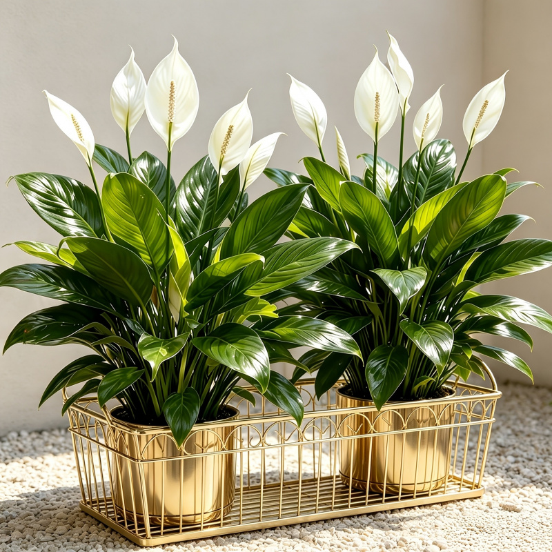 Peace Lily White - Large Artificial Peace Lily Plant White