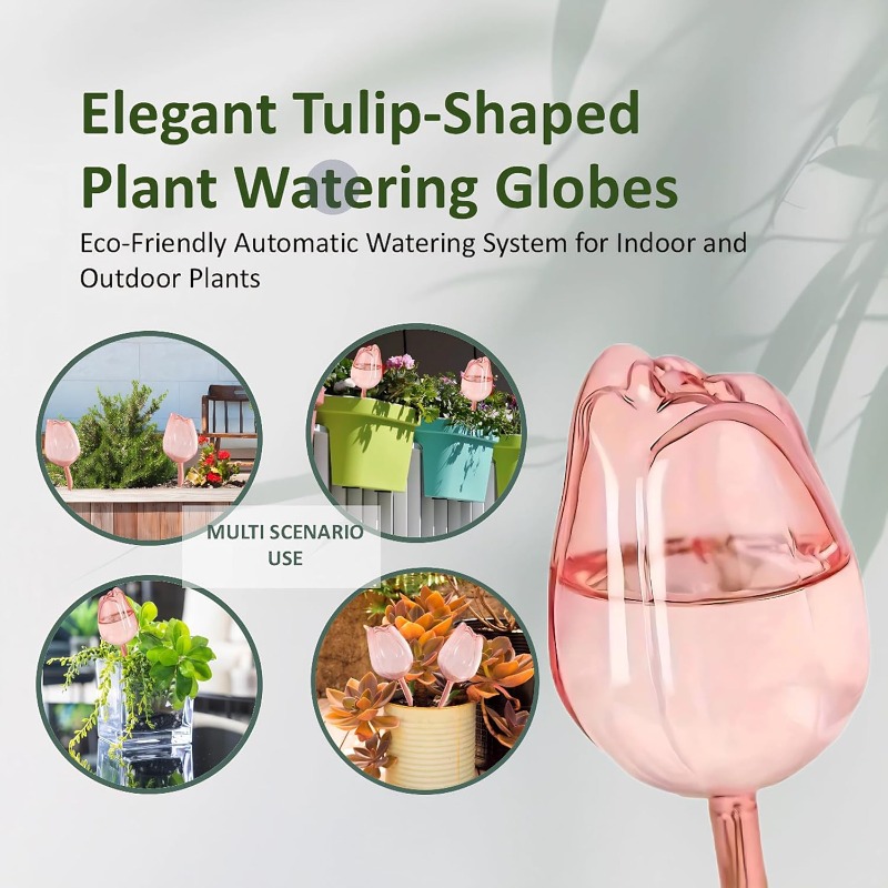 Pink Tulip Plant Watering Ball - огляд і ціна Plant Parenting