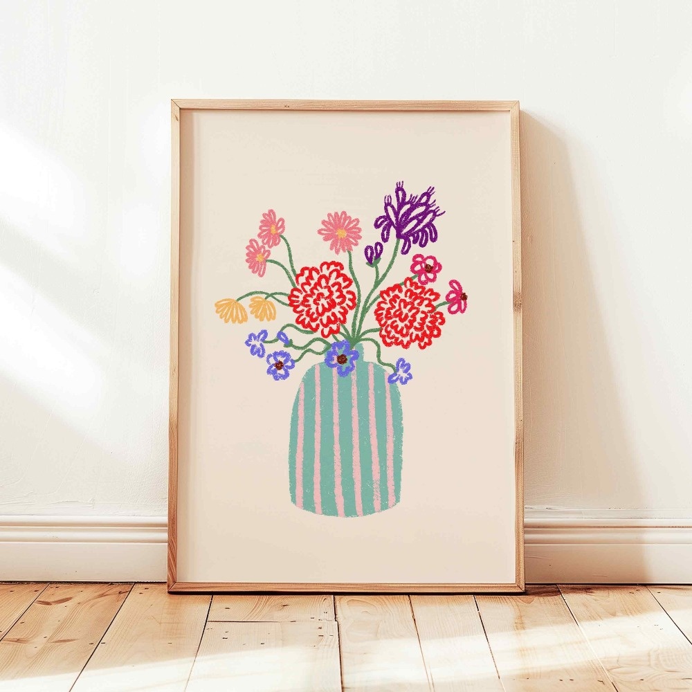 Frameless,1pc Retro Beige Flor - огляд і ціна Plant Parenting