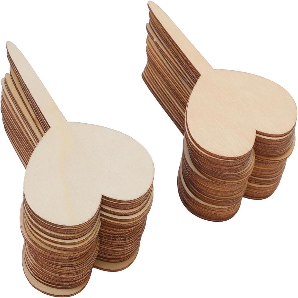 100PCS Heart Wooden Plant Labe - огляд і ціна Plant-X Plant Identification