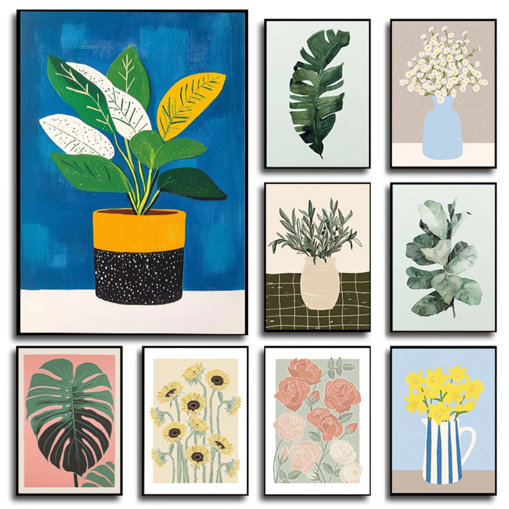 Garden Flower Vase Art Poster  - огляд і ціна Plant Parenting