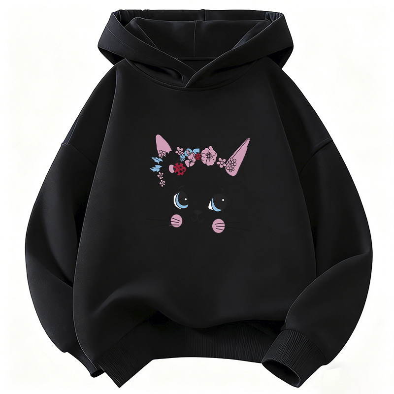 Sweet Cat Meme with Flower Cut - огляд і ціна Plant Parent Hoodie